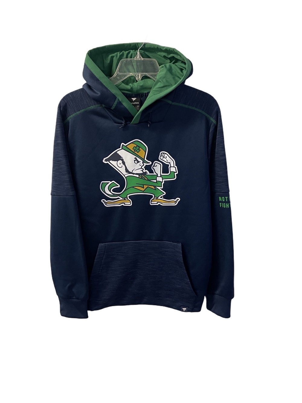 Notre Dame Fighting Irish American Classic Sportswear Navy Hoodie Pullover Sz S